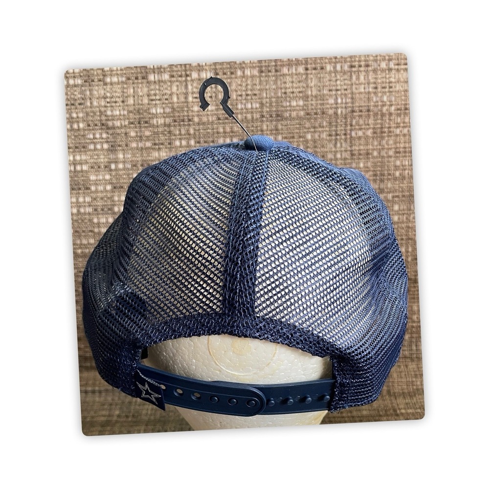 Dallas Cowboys New Era Navy Game Day 9TWENTY Adjustable Trucker Hat - Size: OSFM - Picture 4 of 6